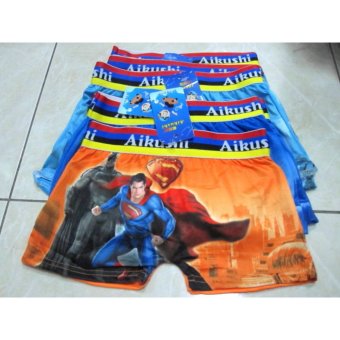 804 - 6pcs Celana Dalam Boxer Anak / CD Anak Superman