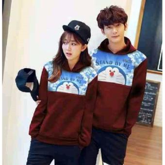 Jakarta Couple - Sweater Couple Stand By Me Maroon