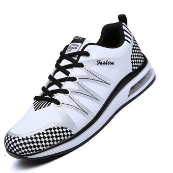 Seanut Men's Couple Breathable Net Shoes Sports Casual Shoes (White)