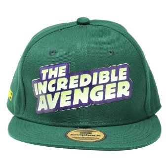 Marvel Snapback The Incredible Avengers Green Hijau