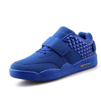 Brand men's sports basketball shoes summer breathable outdoors Couple Lovers basketball shoes for man (blue) - intl