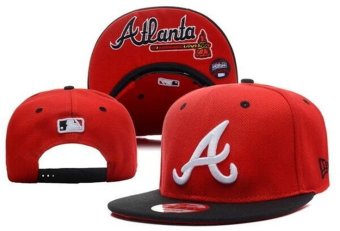 MLB Fashion Men's Snapback Baseball Hats Women's Atlanta Braves Sports Caps Sun Sports Beat-Boy Unisex Fashionable Nice Red - intl