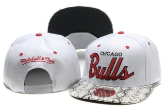 Fashion Men's Basketball Sports Hats NBA Women's Snapback Caps Chicago Bulls Exquisite Outdoor Embroidery Sports Hip Hop Cotton White - intl