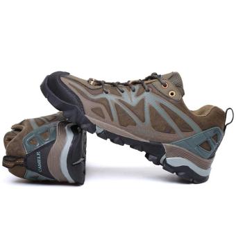 2017 Lovers Outdoor Hiking Boots Waterproof Non-slip Mountaineering Shoes Trekking Hiking Shoes,Green - intl