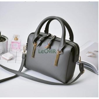 Tas Branded Wanita - Sling Bags - PU Leather - Gray - 83096