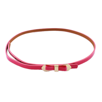 Feelontop New Designer Candy Color Pu Leather Sweet Adjustable Belts