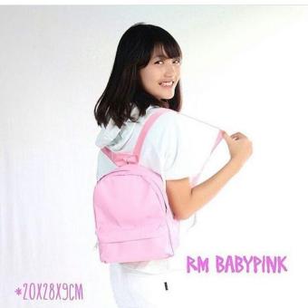 EL Piaza Mini Ransel Backpacks Kanvas / Sling Bag / Tas Slempang Tas Ransel - Pink