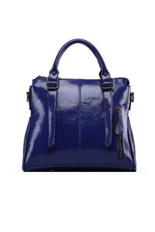 European and American Style Fashion Top-Handle Bag-1001-Blue - intl