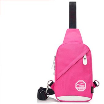 New Men's Chest Bag Casual Women Canvas Bag Shoulder Messenger Bag Outdoor Sports Backpack Pockets Chest Bag - intl