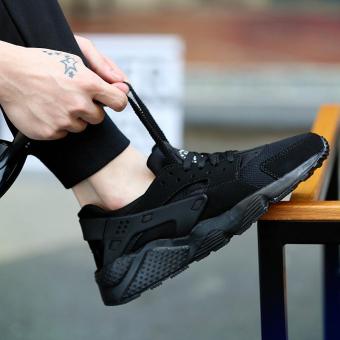 JianBu Huarache Men / Women Trends Sports Casual Shoes, Breathable Mesh Shoes, Breathable Running Shoes (Black) - intl