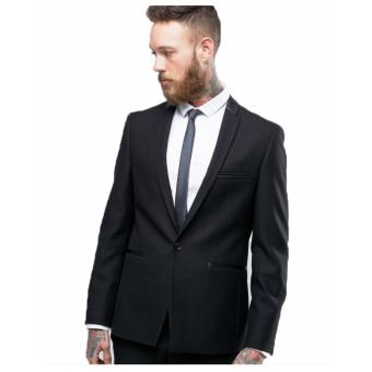Jas Slim Fit - Blazer Exclusive Suit Black Style