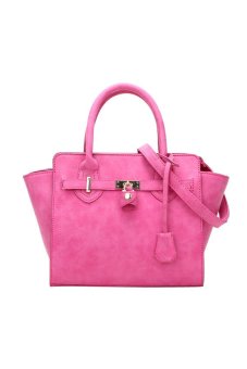 Korean New Fashion Trends Europe Luxury Top Ladies Bags FrostedShoulder Messenger Bags Belt Buckle Women Handbags - intl