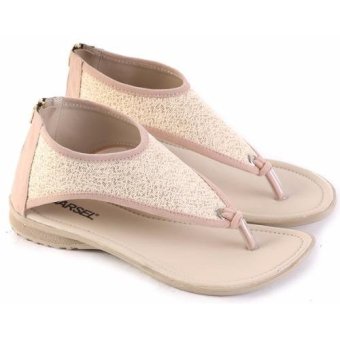Garsel Flat Sandals Wanita Bahan Synth Sol TPR - L 361