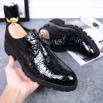 ZORO Fashion Men's Shoes, Casual Oxford Shoes For Men, High Quality Soft Men Oxford (Black) - intl