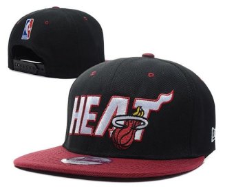 Fashion Basketball Hats Women's Caps Miami Heat Snapback Sports Men's NBA Embroidery Fashionable Casual Hat 2017 Newest Black - intl