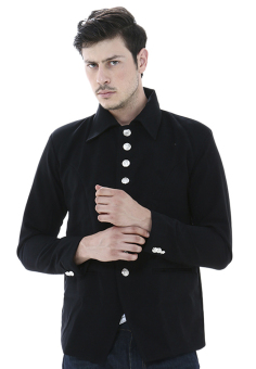 Jas Cowok Casual - Blazer Pria Black New Trend Design