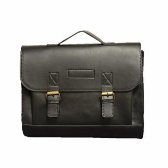 Man Messenger Bags Business Briefcase Tote Handbag Crossbody Shoulder Bags YZ8102(Black) - intl