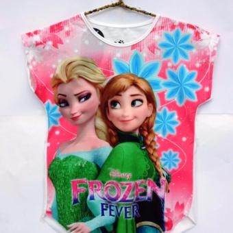 Coco Ice - Kaos Anak - Frozen Fever - Putih