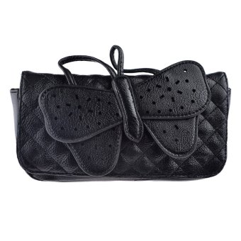 360DSC Women Vintage Shoulder Bags Faux Leather Hobo Messenger Lady Handbags Bag (Black)- INTL