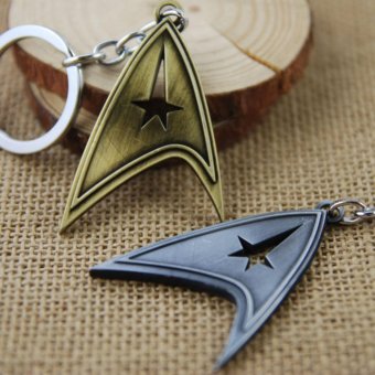 2pcs Movie Key Chain Star Trek Keychain Men Gift Key Chain Key Holder - intl