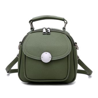 Ocean Fashion Shoulder Bags Satchel Bag Han edition Lovely Backpacks(Army Green) - intl