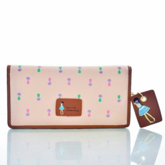 Jims Honey - Dompet Fashion - Dolly Floral Wallet - Softpink