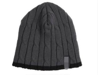 High Quality Taddlee Brand Fashion Mens Winter Cap Set Of Head Cap Man Hat Skiing Keep Warm Protecting Hats Brand Man Beanie Fall Hats Men (Grey) - intl