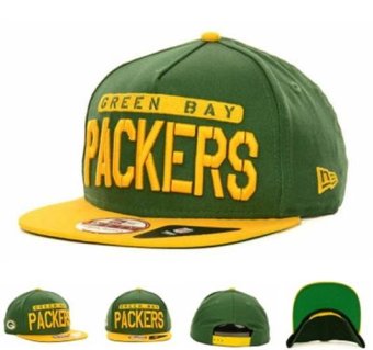 Football Sports NFL Fashion Green Bay Packers Women's Men's Caps Snapback Hats All Code New Style Girls Hat Cap Bboy Green - intl