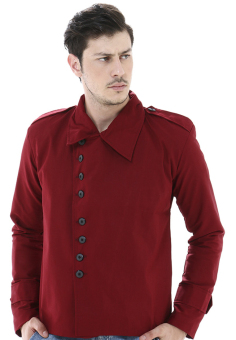 Jas Cowok Casual - Blazer Pria Red Trend Style