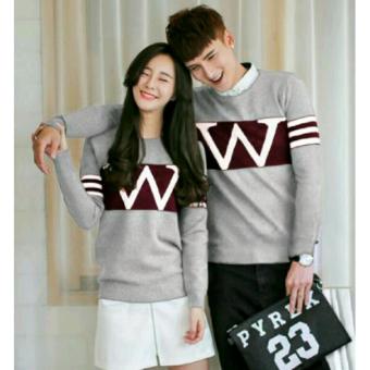 Couple Store - Sweater Couple Wonder Misty Maroon