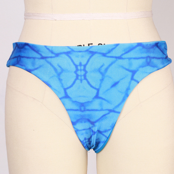 HengSong Women Swimming Underpants Low Waist Swimwear Blue - Intl