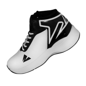 2Beat Warriors Sepatu Basketball - Black White