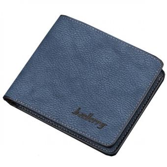 New Style Man's Short Wallets Retro Simple Thin Purse Bags MWTR2009-1-1 blue