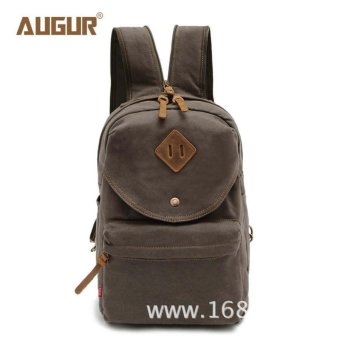 AUGUR Multi-functional Canvas Dual Shoulder Bags Backpack for Travel - intl