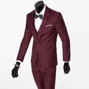 Jaket Pria - Setelan Jas,Vest dan Celana Pria Trend Mode - Violet