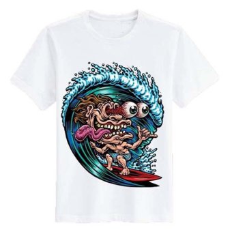 SZ Graphics Skate T Shirt Pria Kaos Wanita T Shirt Fashion-Skate