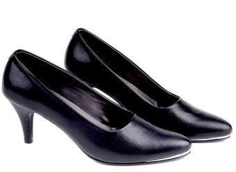 Garucci GLI 4211 Sepatu Formal High Heels Wanita - Synthetic - Modis & Gaya (Hitam)