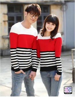 legiONshop-sweater pasangan/sweater couple SALUR com RED