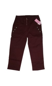 Simply Skin Celana Ponggol Semi Jeans Bangkok - Dark Brown