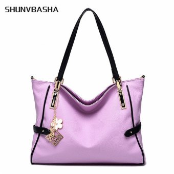 Fashion PU Leather Shoulder Ladies Bag Famous Brands Handbags HighQuality Tote Bag For Women S002 - intl