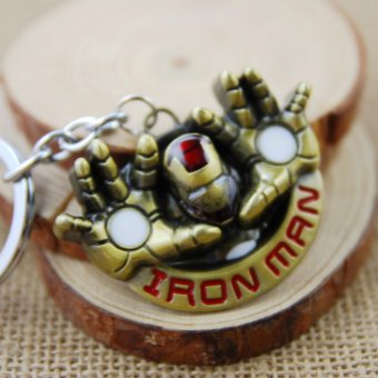 1pcs Movie Key Chain Iron Man Keychain Men Gift Key Chain Key Holder - intl
