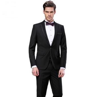 Gallery Fashion - Satu stell jas pria black stylist men - 26