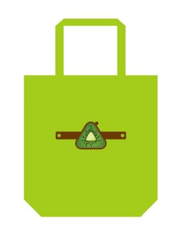 EOZY 3 Pcs Portable Shopping Bag Reusable Grocery Bags Shopper Tote Shoulder Handbag (Green)
