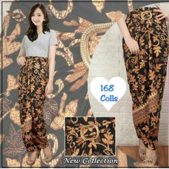 Harga Terbaru 168 Collection Rok Maxi Lilit Yuliana Batik-Coklat