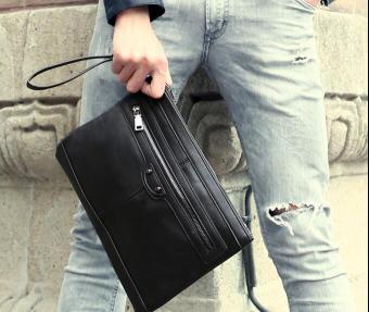 New Men's Leather Satchel Shoulder Messenger Bag Handbag Briefcase Crossbody Bag - intl