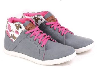 Garucci Sepatu Sneaker Wanita - Canvas Gus 1124 Grey