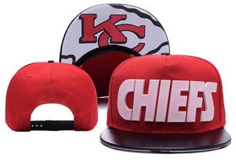 Hats Football Snapback Women's Fashion Men's Kansas City Chief Caps Sports NFL Sunscreen Unisex New Style Cotton Casual Ladies Red - intl