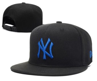Women's Snapback Caps Men's Baseball Sports Hats New York Yankees MLB Fashion Beat-Boy Exquisite Boys Sports Cap Adjustable Black - intl