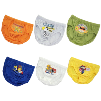 Pierre Uno Kids - Value Pack - Celana Dalam Anak Laki-laki - Safari & Builder - 6 Pcs