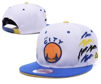 Golden State Warriors Women's Snapback Caps Fashion Men's Basketball Sports Hats NBA Ladies Hat New Style Beat-Boy Cap Adjustable White - intl